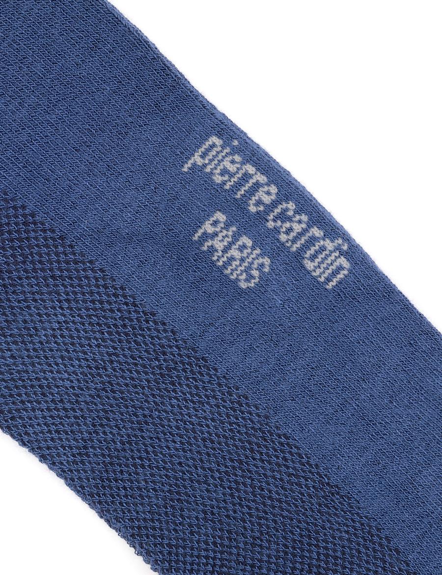 Erkek Bambu Karışımlı Mavi Patik Basic Çorap