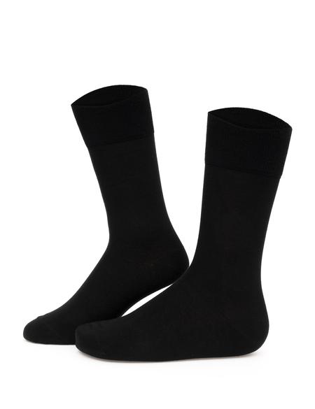Erkek Bambu Karışımlı Siyah Soket Basic Çorap - 50291774001