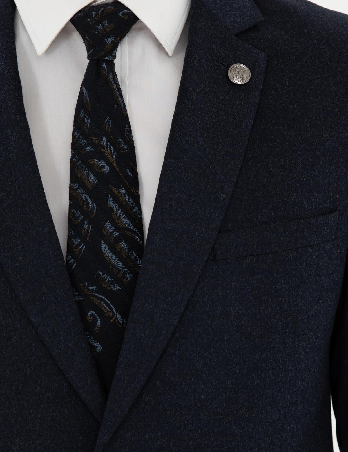 Lacivert Slim Fit Takım Elbise - 50278891053