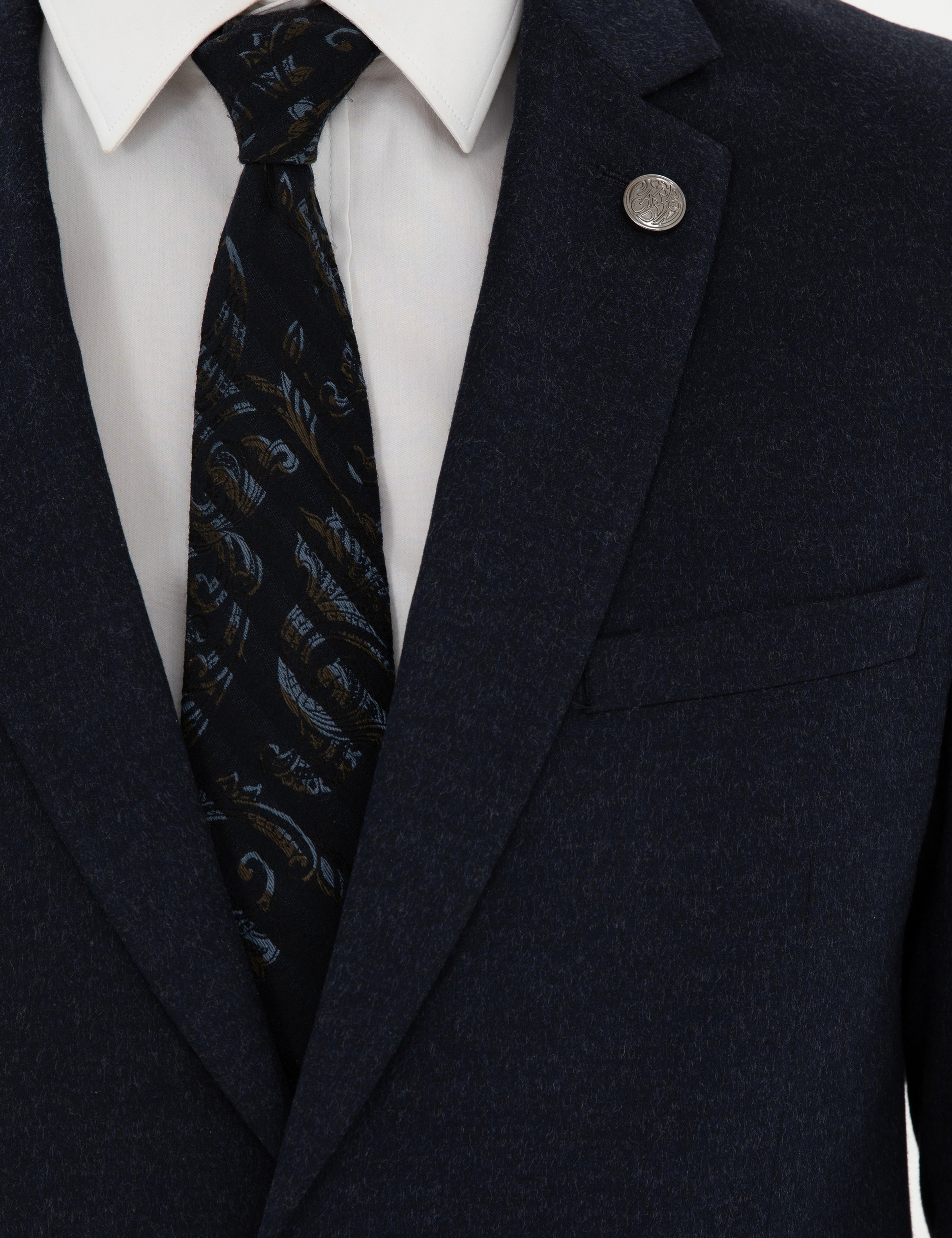 Lacivert Slim Fit Takım Elbise