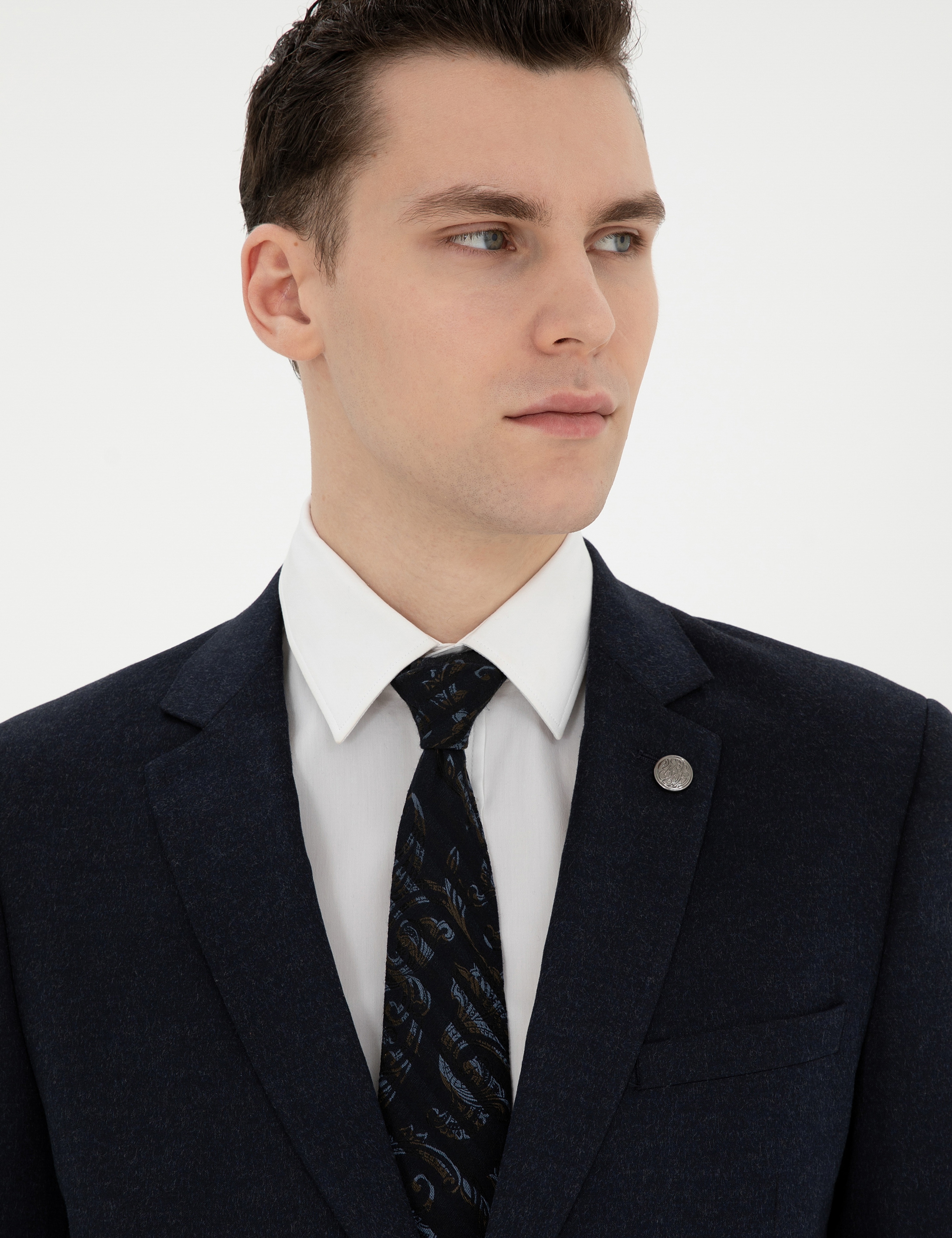 Lacivert Slim Fit Takım Elbise