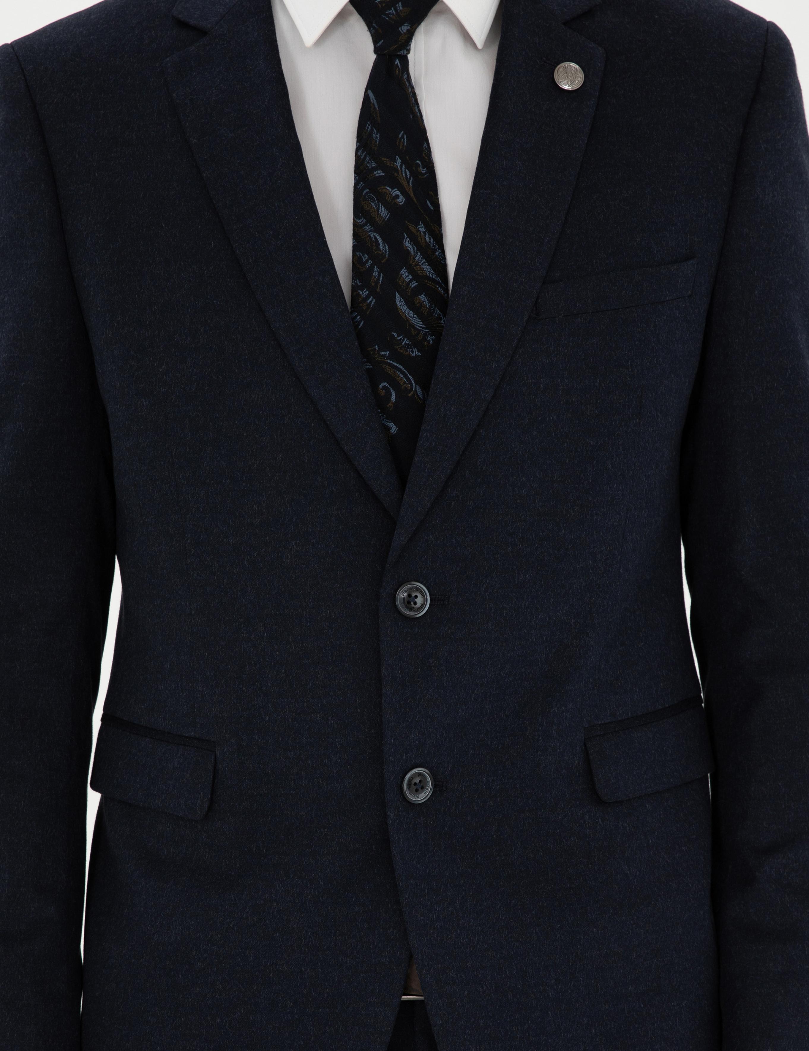 Lacivert Slim Fit Takım Elbise