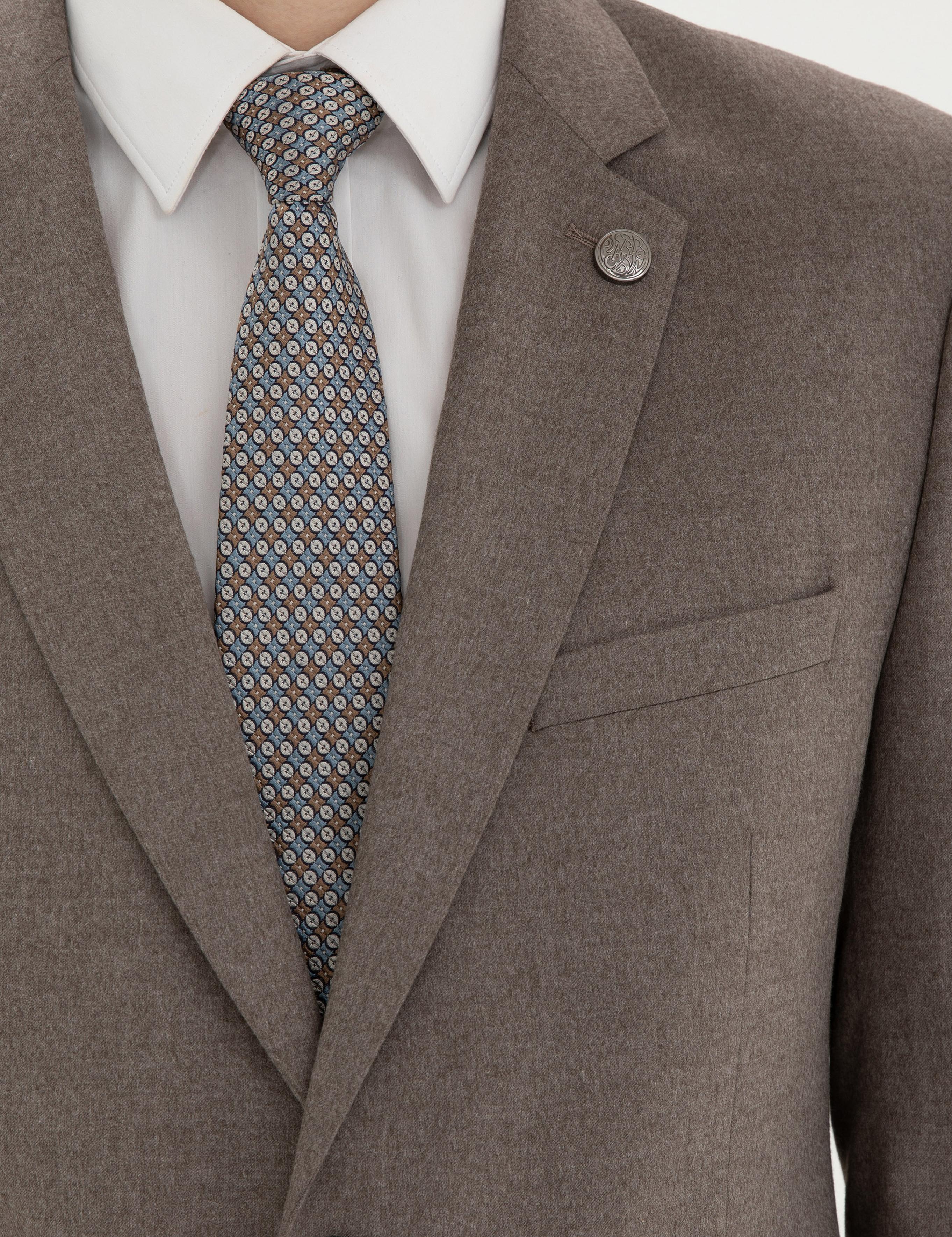 Açık Kahverengi Slim Fit Takım Elbise