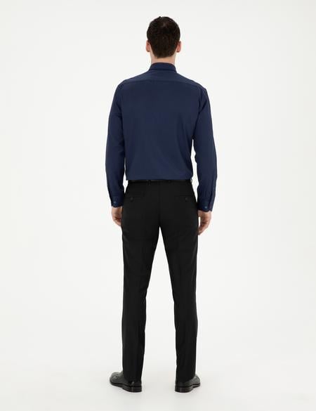 Siyah Slim Fit Kumaş Pantolon - 50266629006