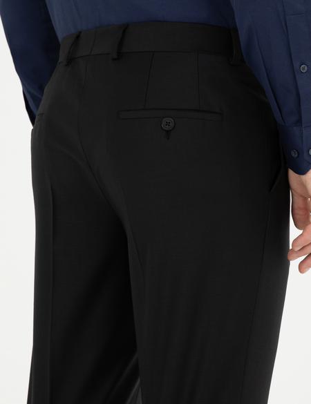 Siyah Slim Fit Kumaş Pantolon - 50266629006
