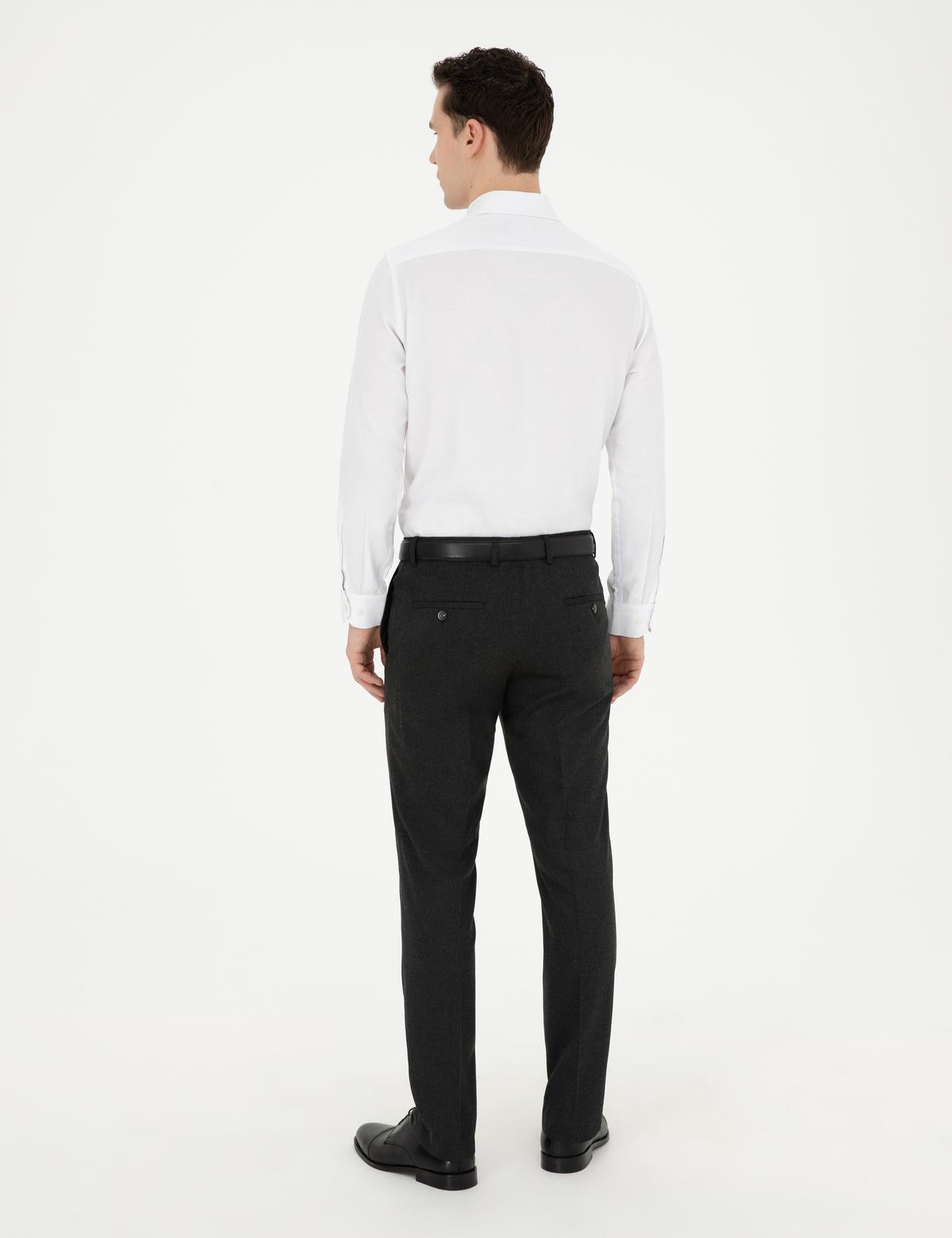 Antrasit Slim Fit Kumaş Pantolon - 50278451012