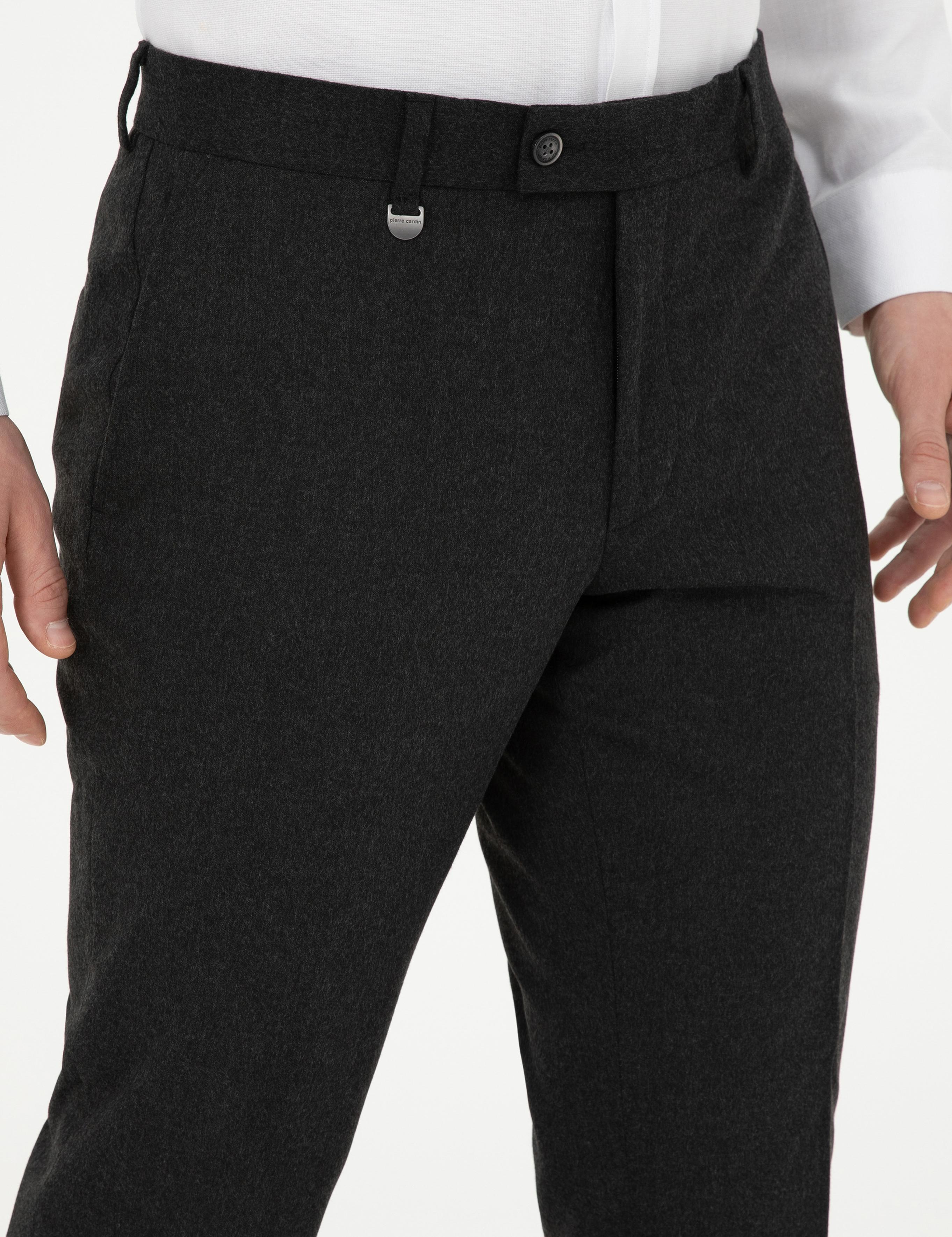 Antrasit Slim Fit Kumaş Pantolon