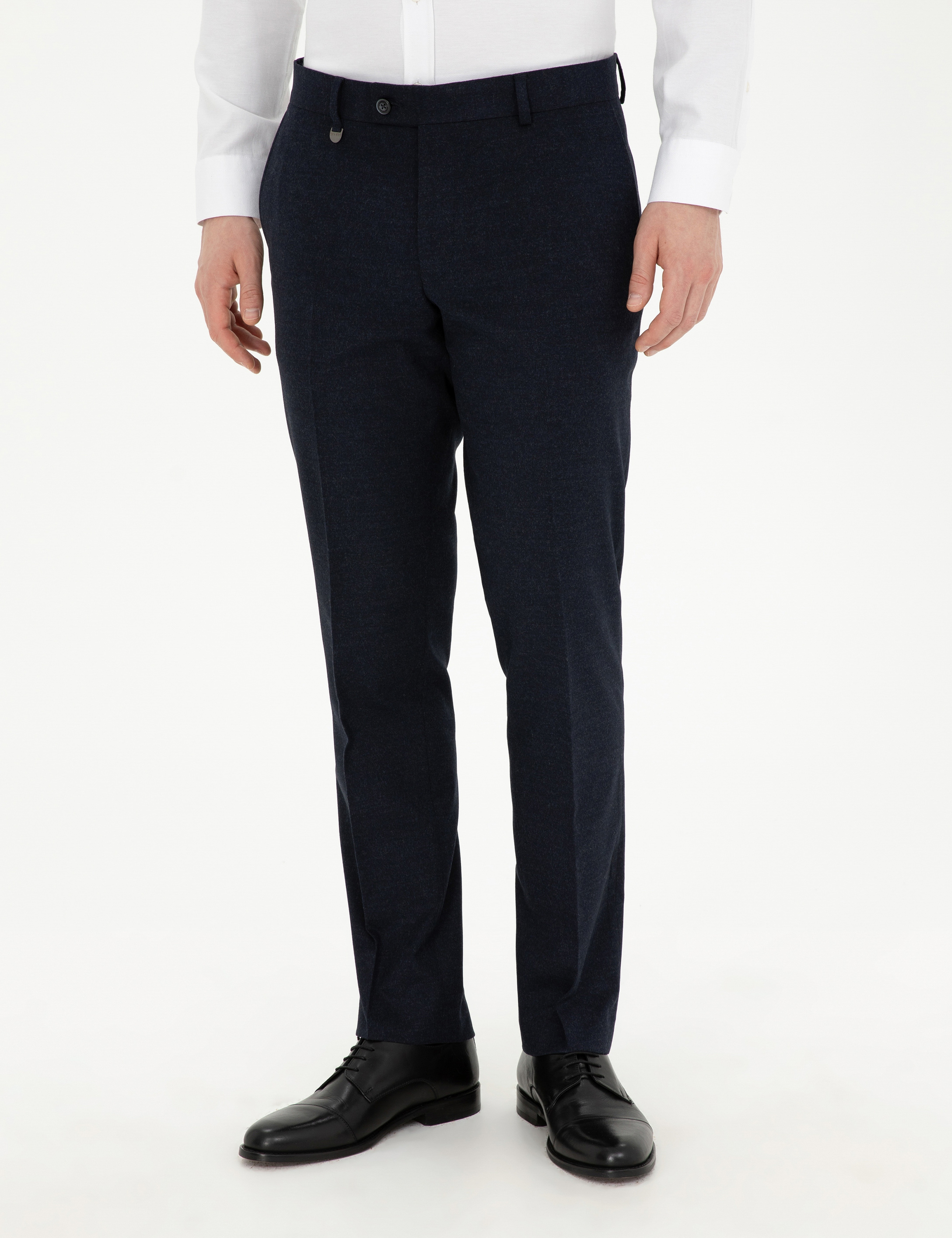 Lacivert Slim Fit Kumaş Pantolon - Image 2