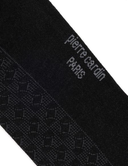 Erkek Bambu Karışımlı Siyah Soket Desenli Çorap - 50291771001