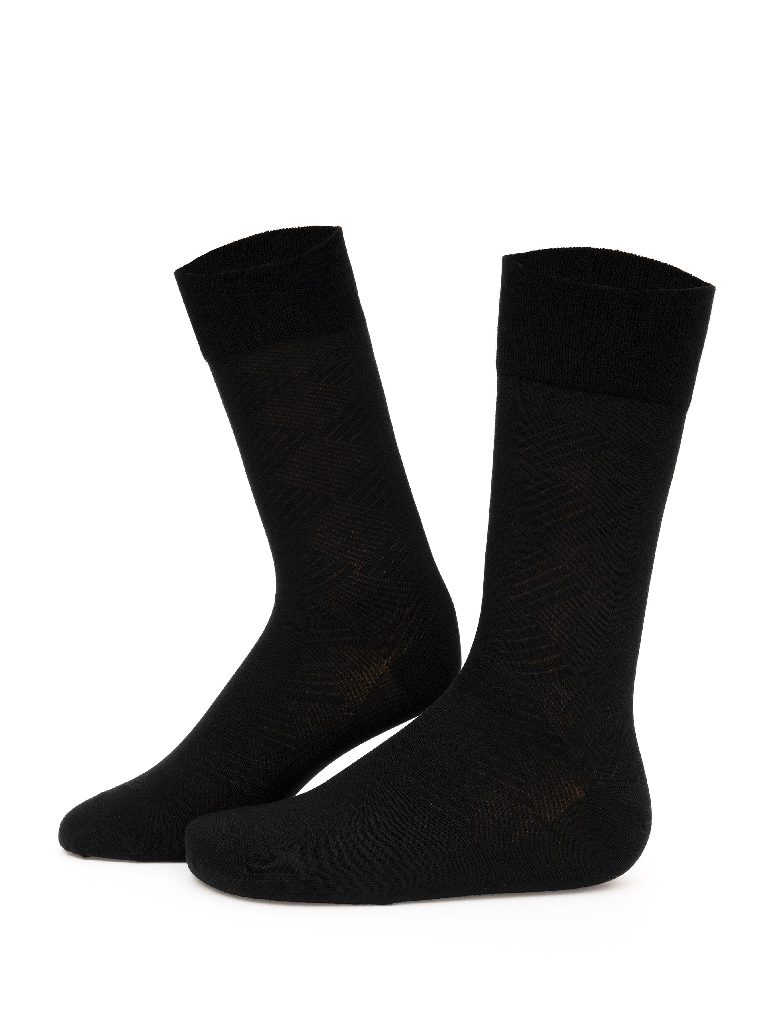 Erkek Siyah Soket Çorap