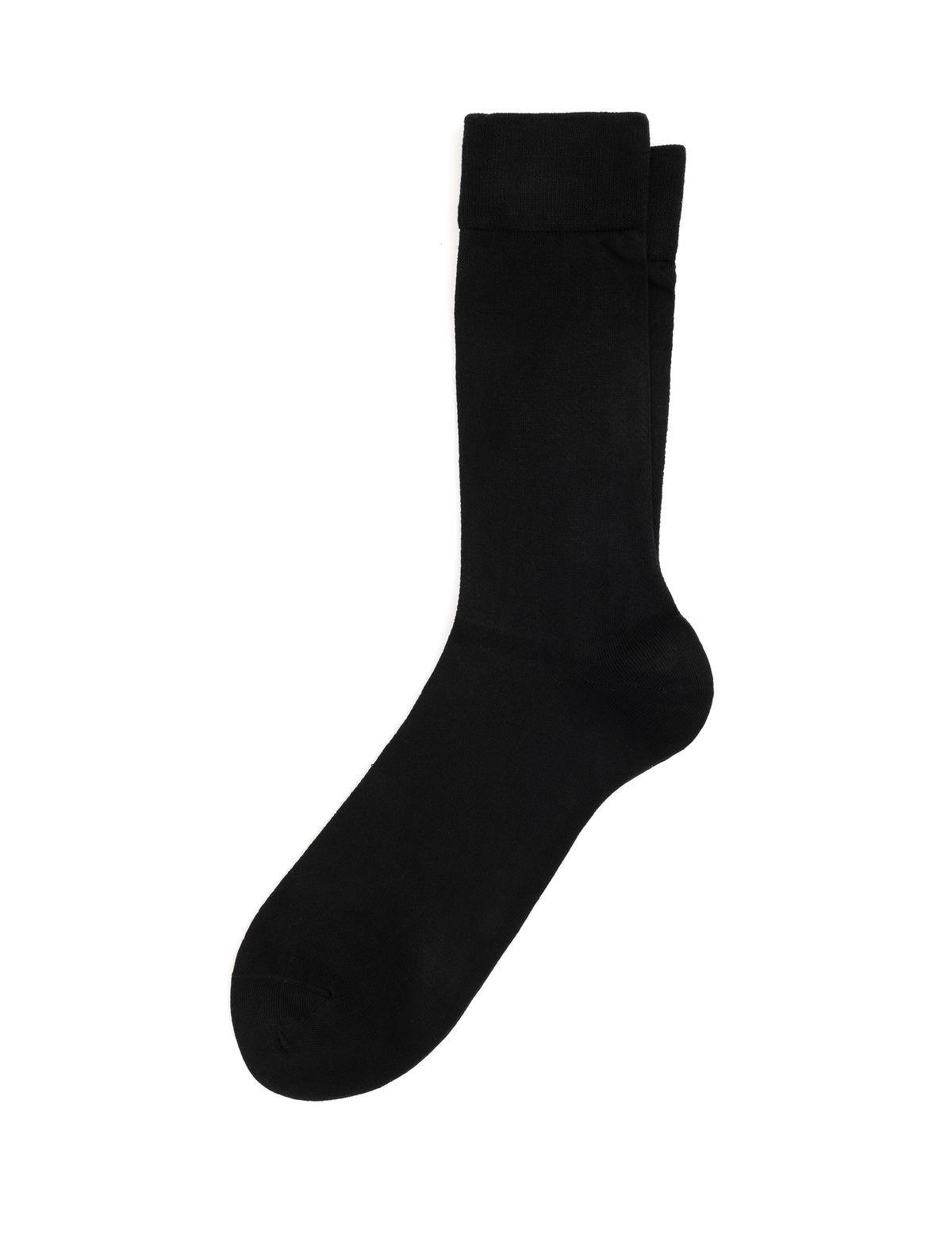 Erkek Siyah Soket Çorap - 50291772001