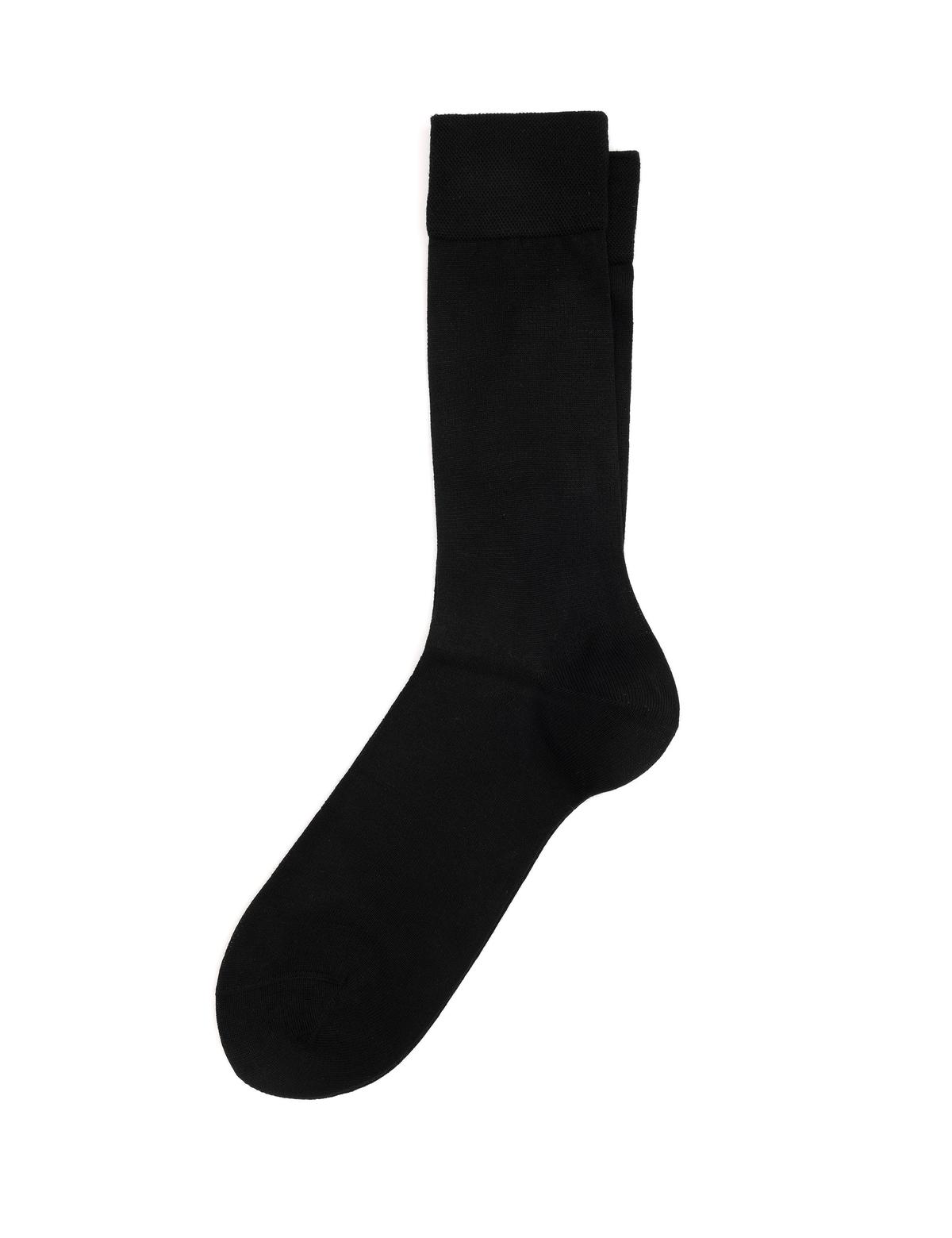 Erkek Siyah Soket Çorap - 50291780001