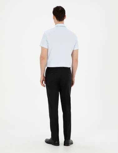 Siyah Slim Fit Kumaş Pantolon