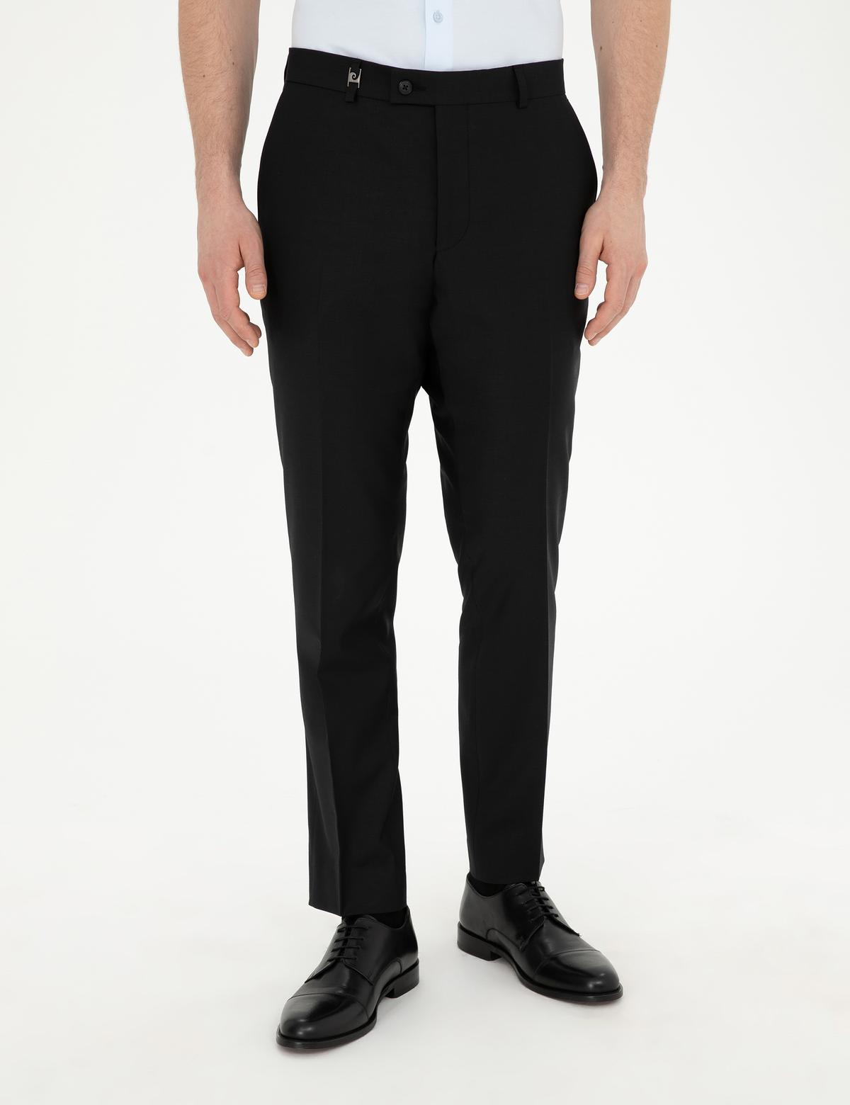 Siyah Slim Fit Kumaş Pantolon - 50272563006