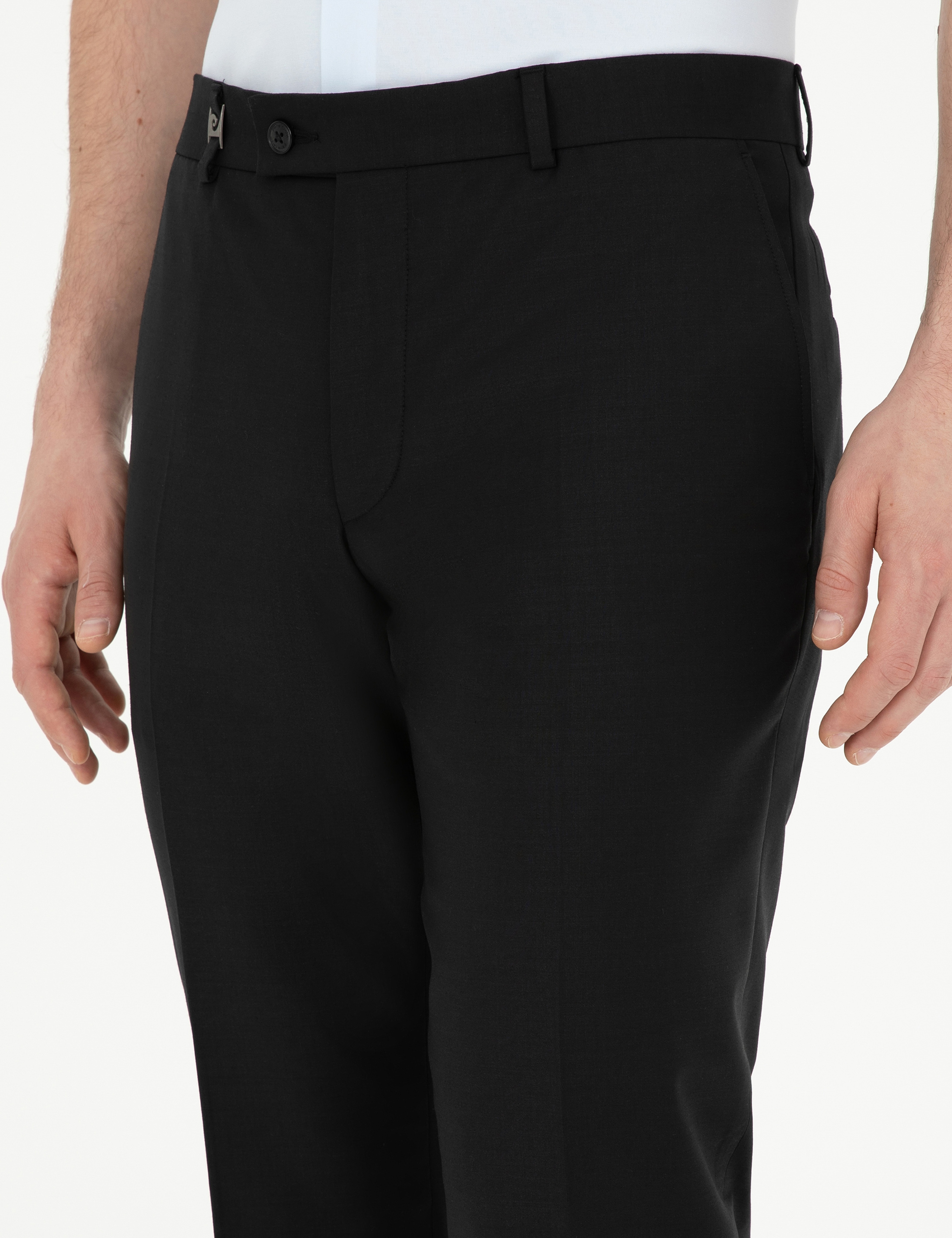 Siyah Slim Fit Kumaş Pantolon