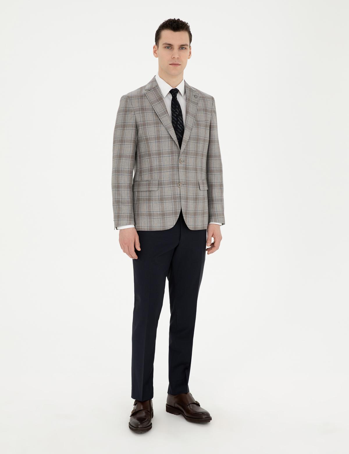 Lacivert Slim Fit Kumaş Pantolon - 50272563039