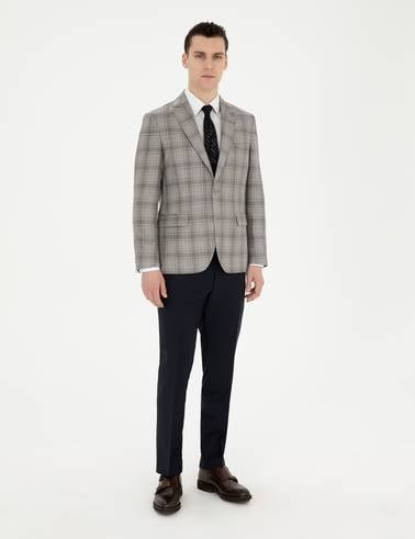 Lacivert Slim Fit Kumaş Pantolon