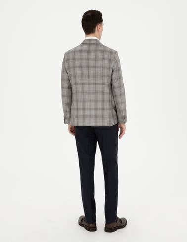 Lacivert Slim Fit Kumaş Pantolon
