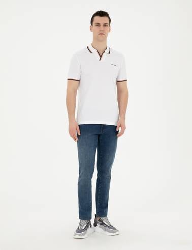 Beyaz Slim Fit Tişört