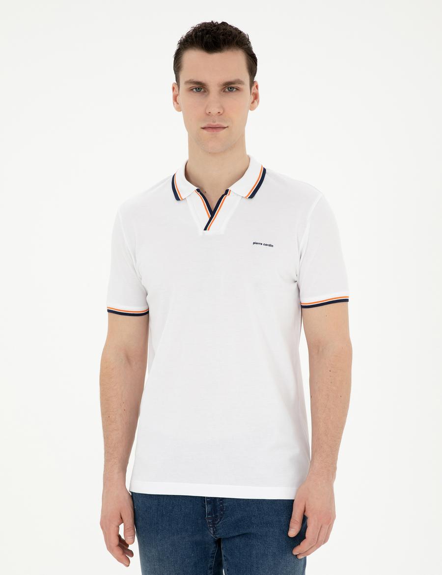 Beyaz Slim Fit Tişört