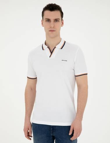 Beyaz Slim Fit Tişört