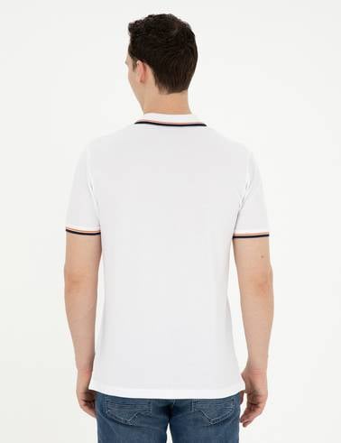 Beyaz Slim Fit Tişört