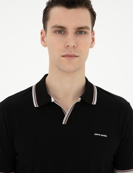 Siyah Slim Fit Tişört - 50285178046