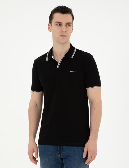 Siyah Slim Fit Tişört - 50285178046