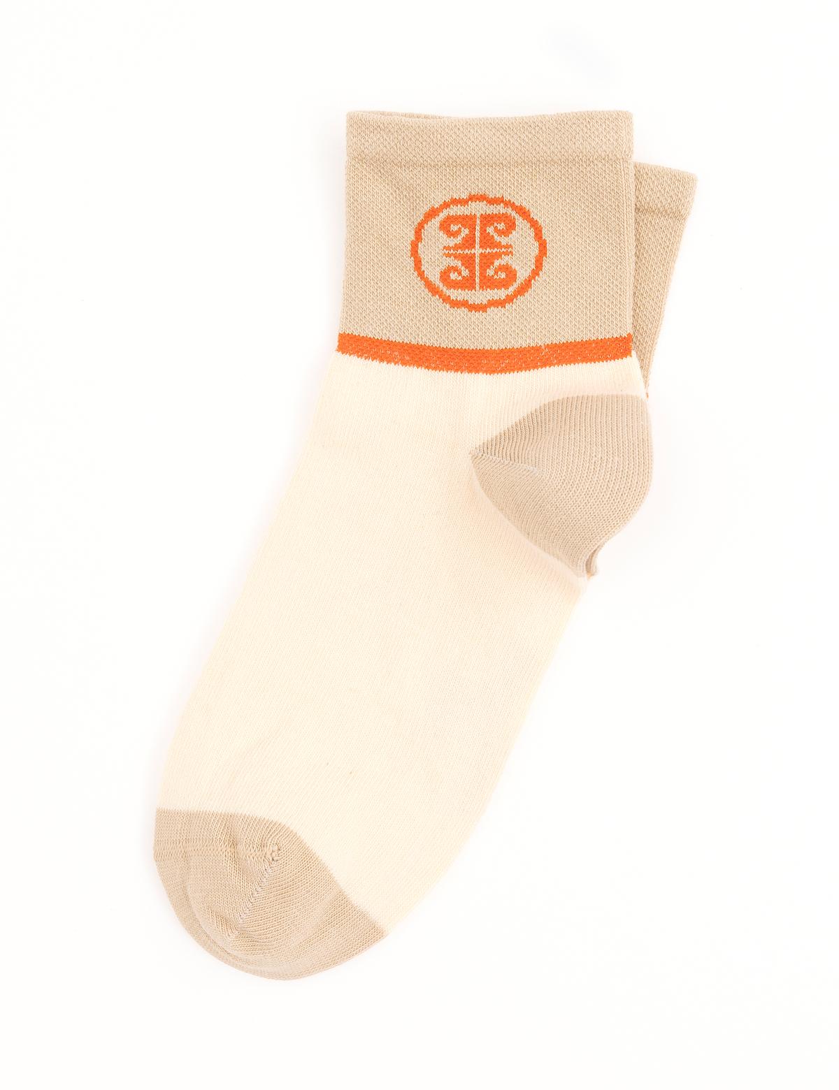 Kadın Krem Soket Çorap - 50278544001