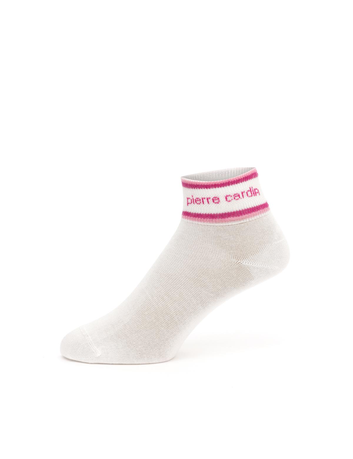 Kadın Ekru Soket Çorap