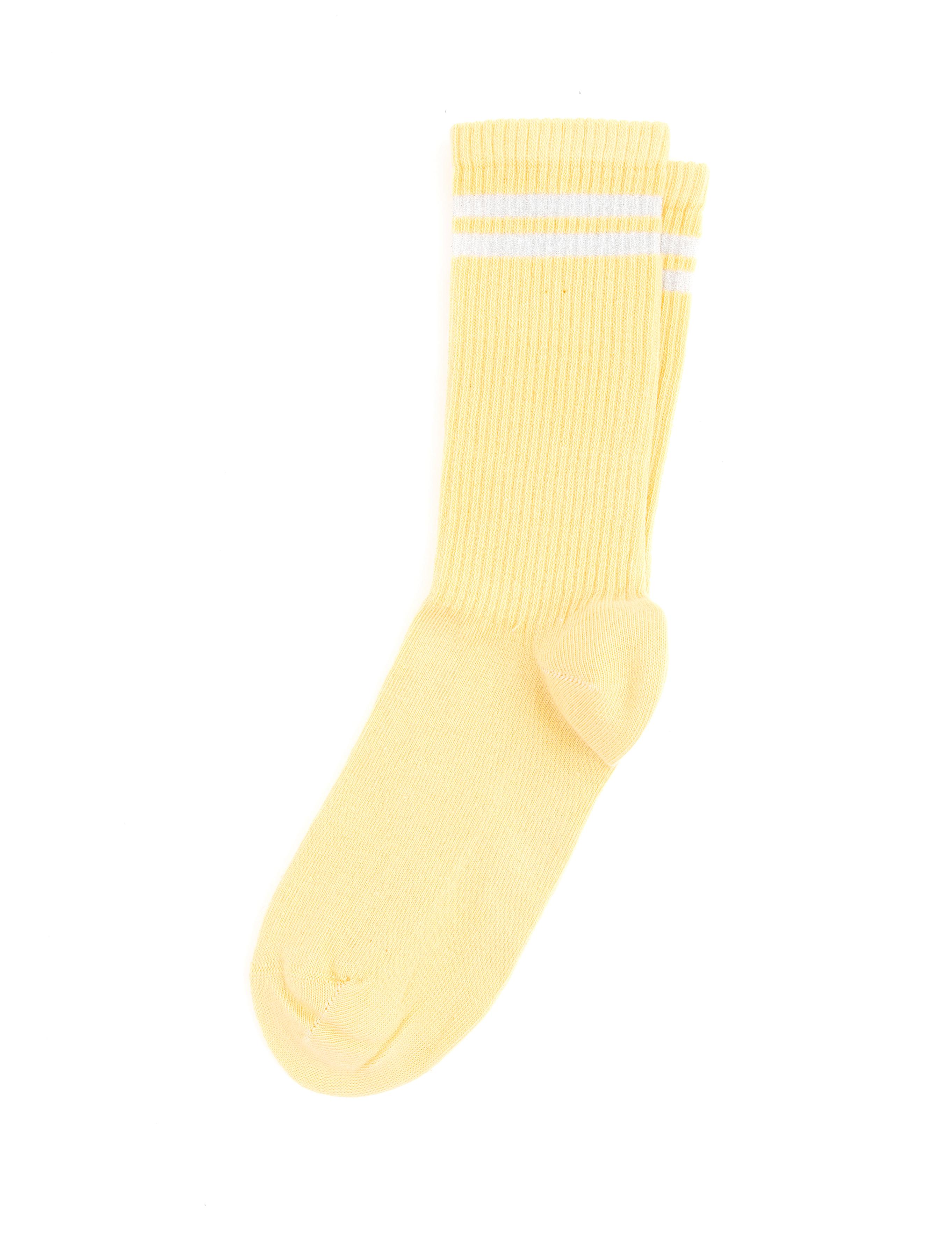 Kadın Sarı Soket Çorap