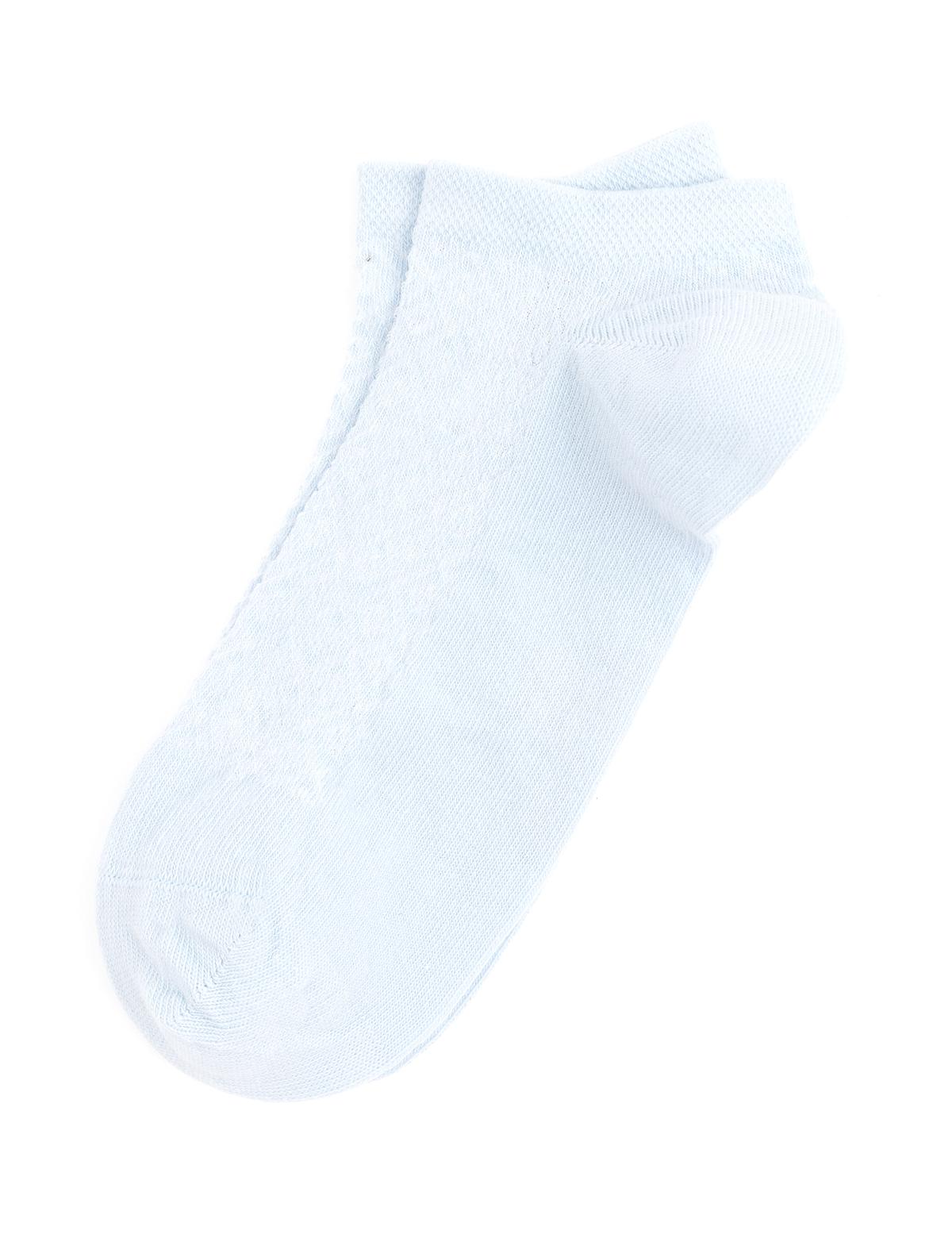 Kadın Mavi Patik Çorap - 50288026003