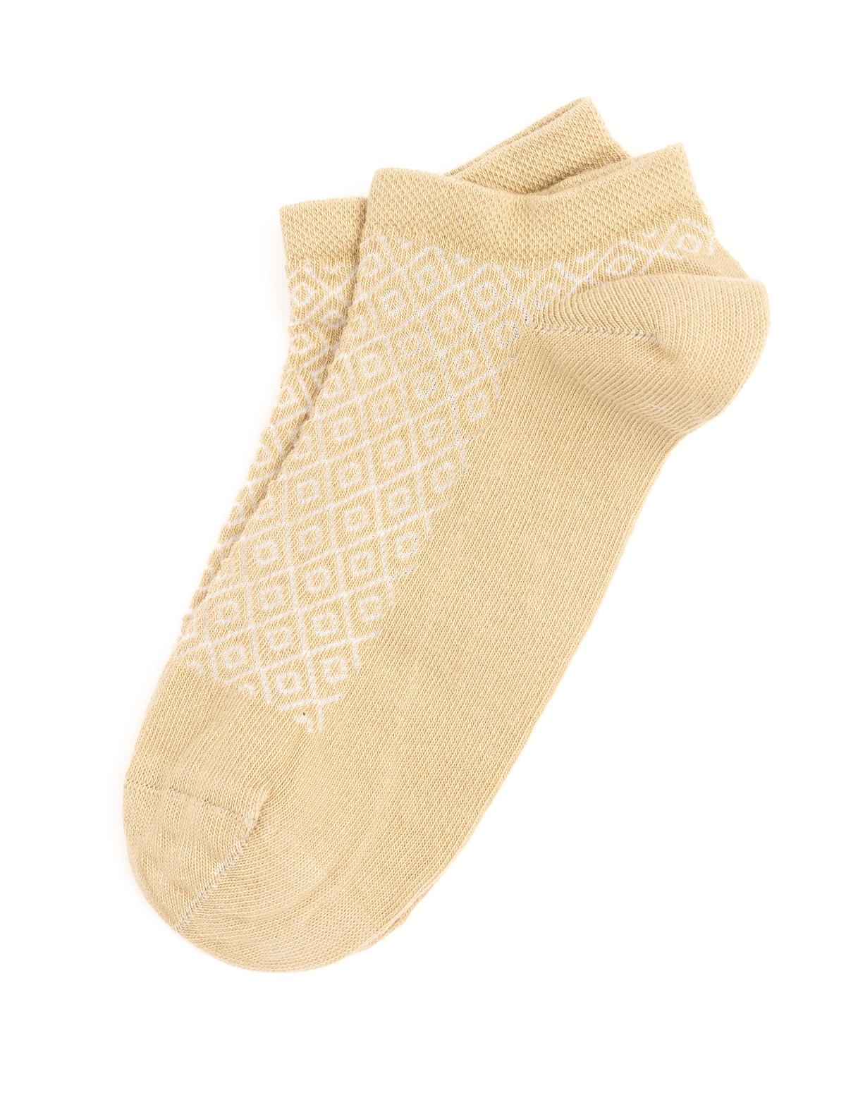 Kadın Bej Patik Çorap - 50288026010