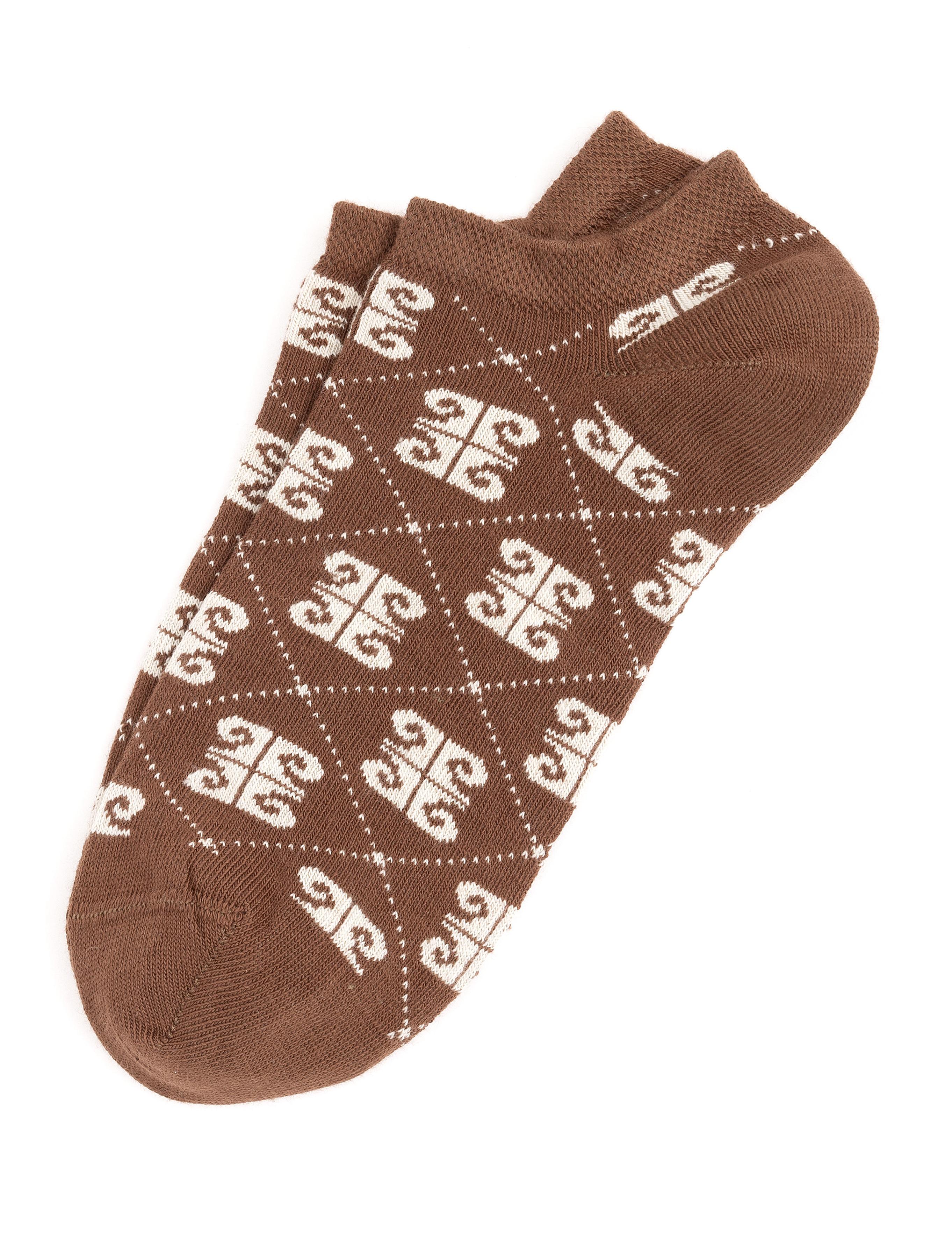 Kadın Kahverengi Patik Çorap