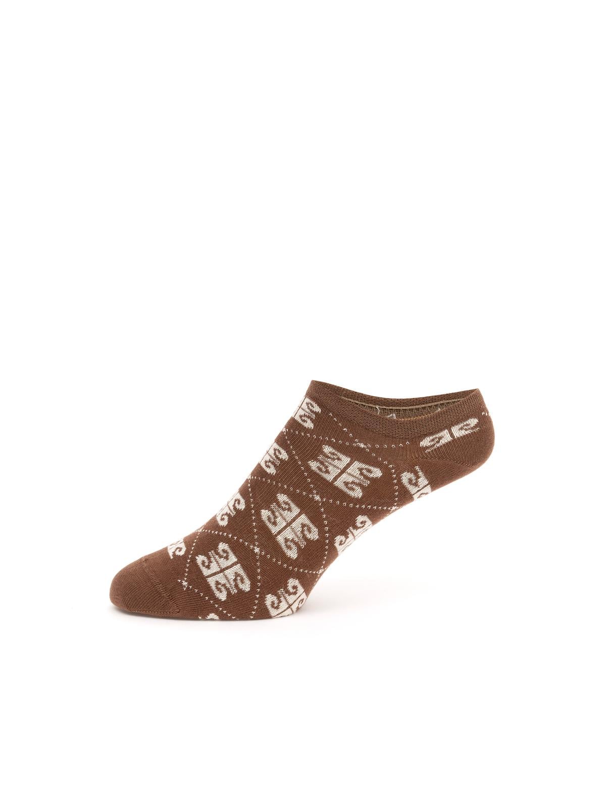 Kadın Kahverengi Patik Çorap