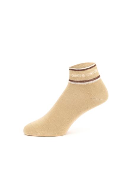 Kadın Ekru Patik Çorap - 50289189001