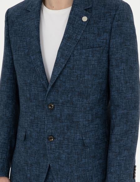 Açık Lacivert Slim Fit Takım Elbise - 50285256044