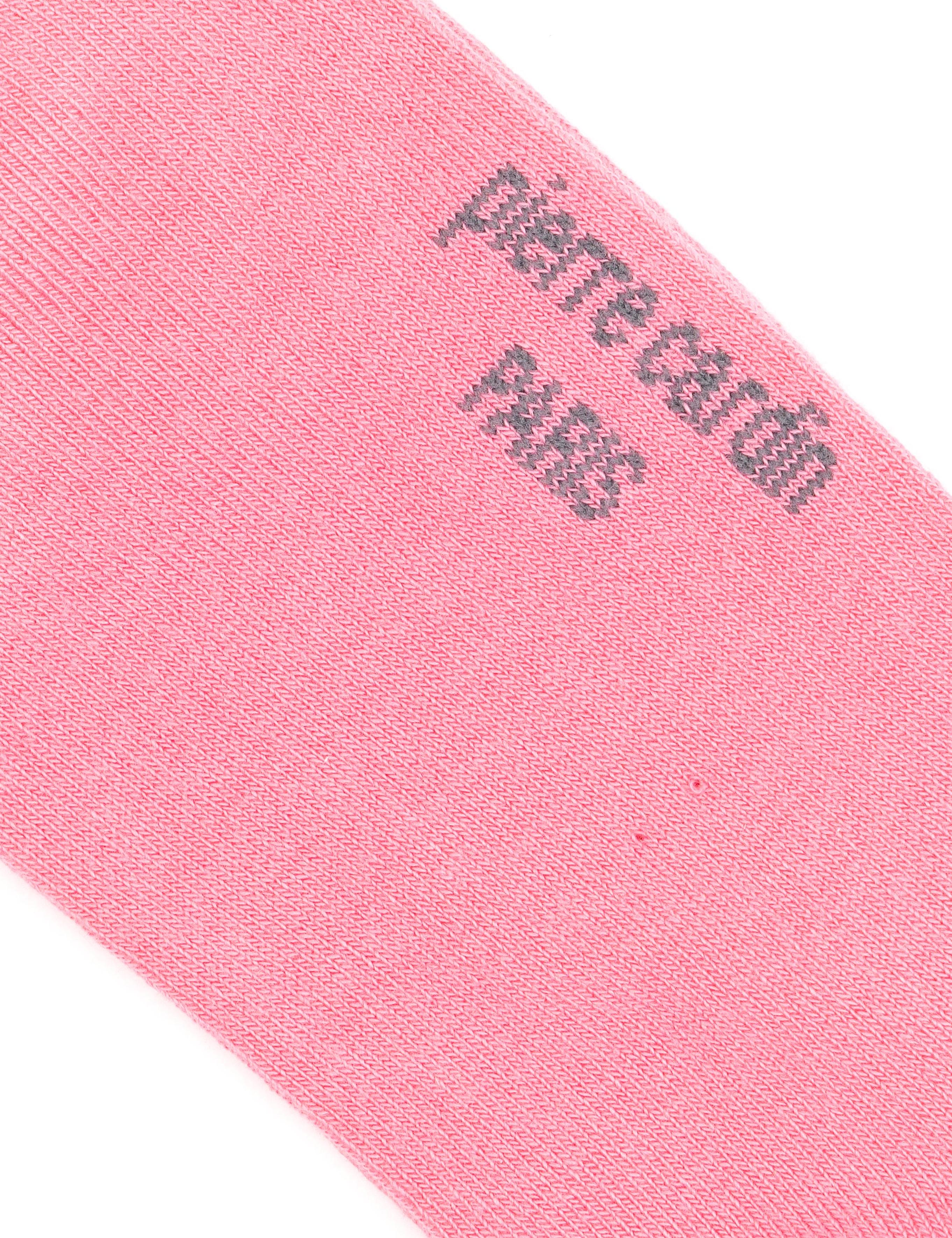 Kadın Pembe Bambu Soket Çorap