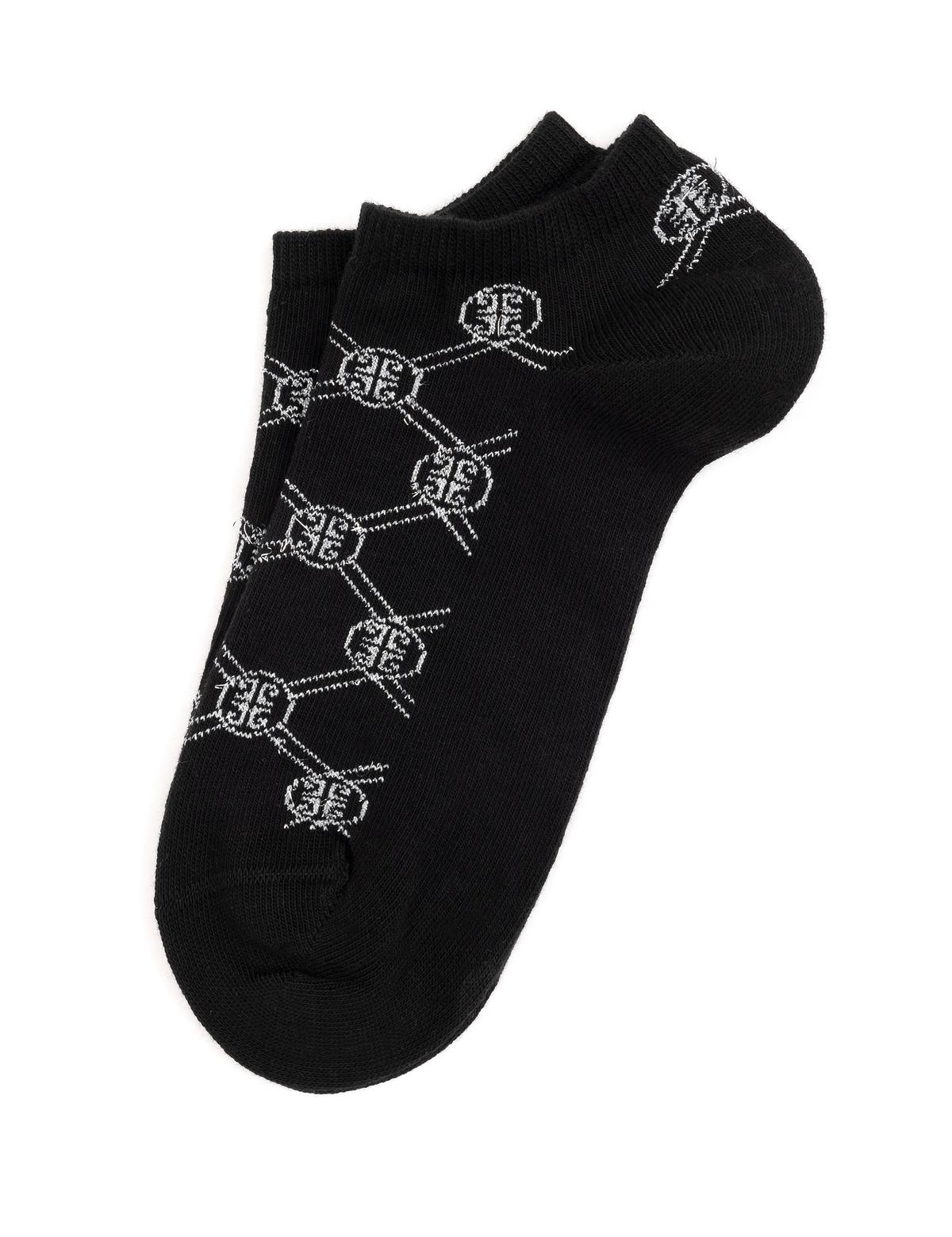 Kadın Siyah Patik Çorap - 50289186003