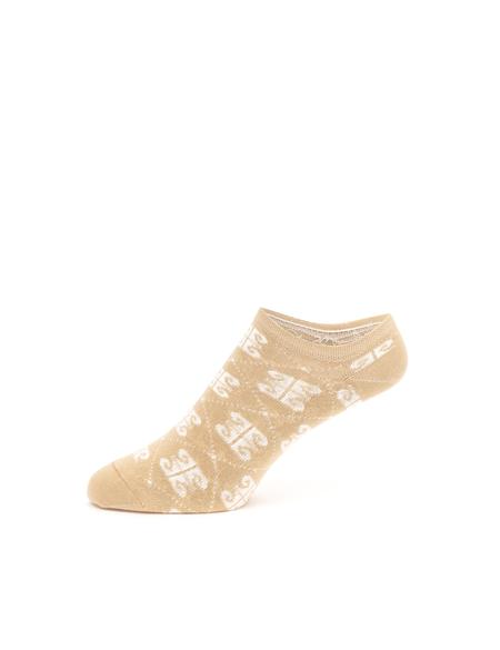 Kadın Bej Patik Çorap - 50289187001