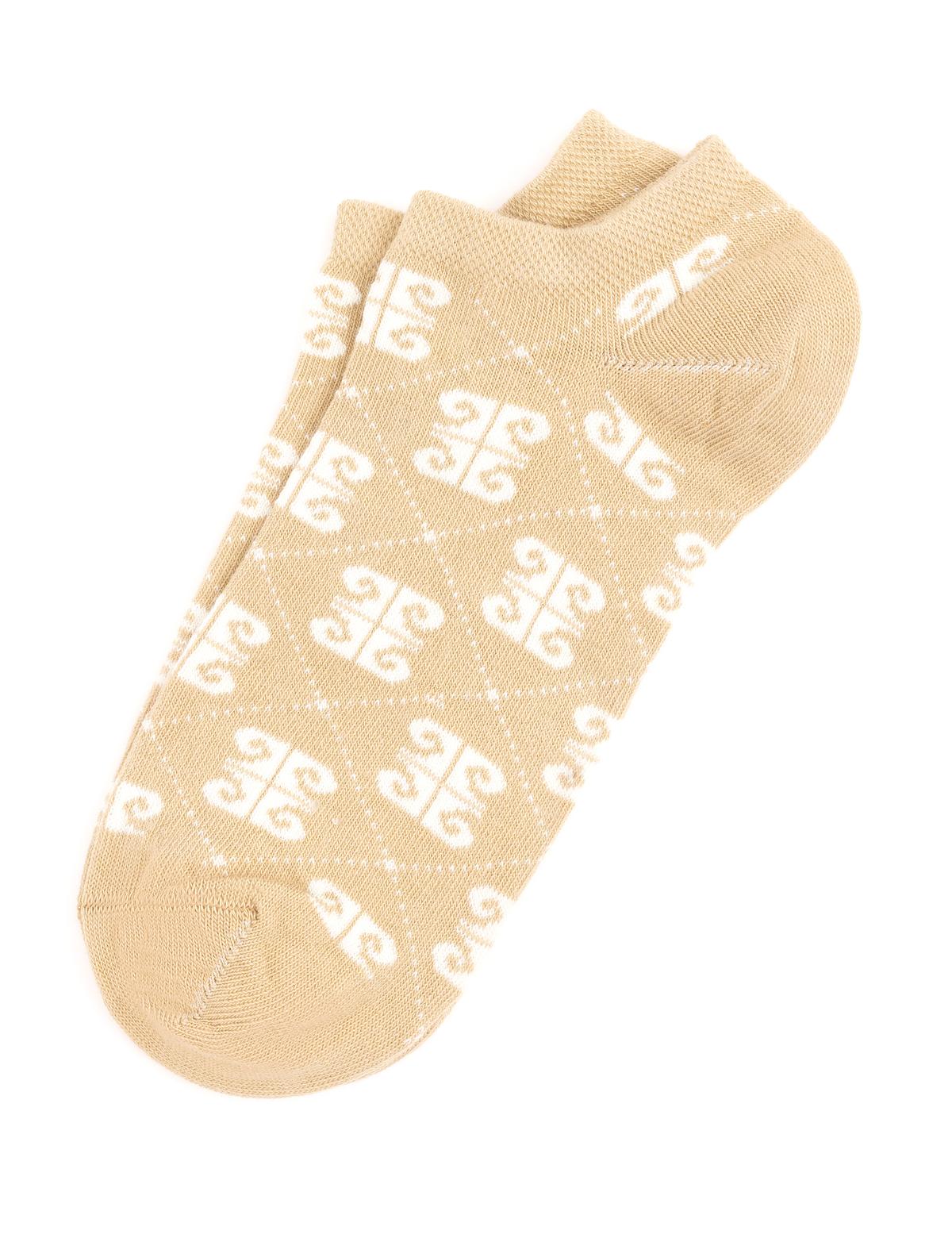 Kadın Bej Patik Çorap - 50289187001