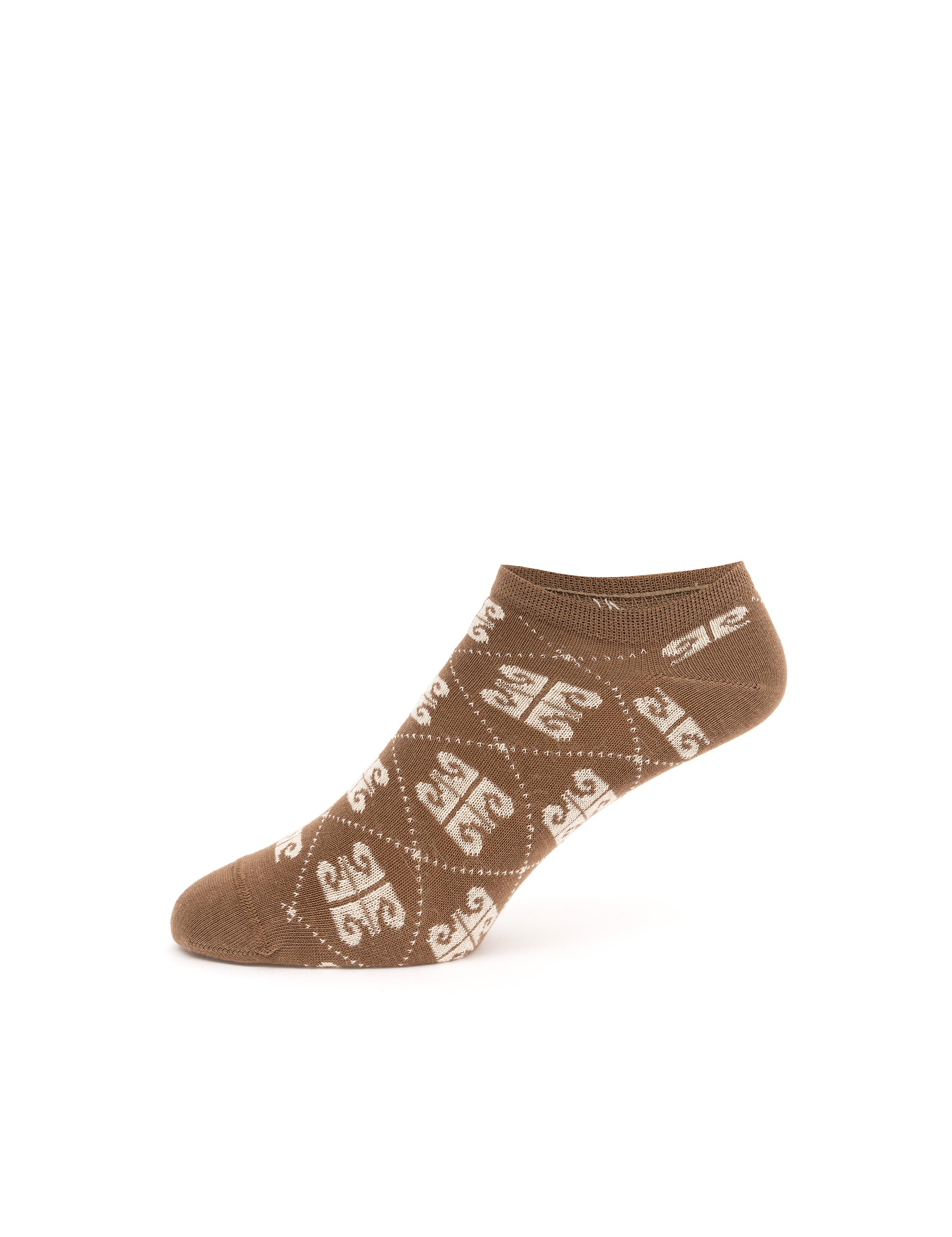 Kadın Kahverengi Patik Çorap