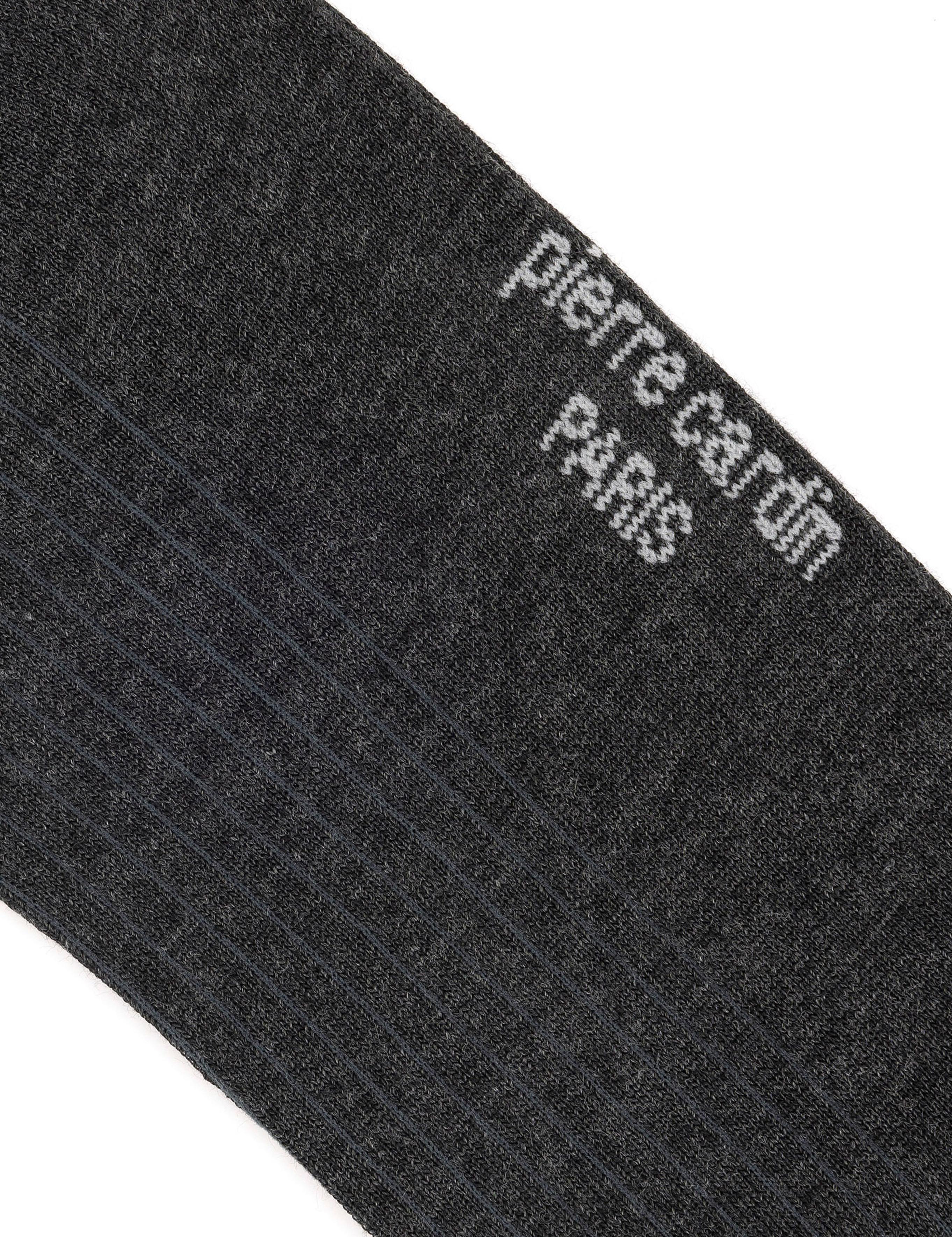 Erkek Bambu Karışımlı Antrasit Soket Desenli Çorap