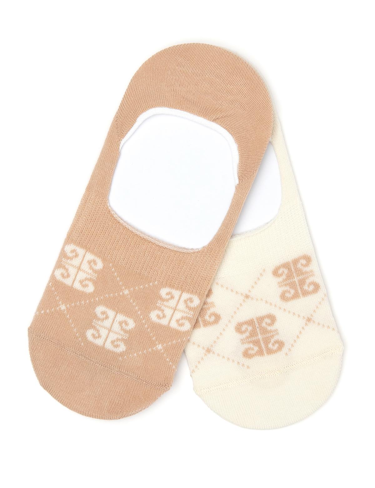 Kadın 2'li Babet Çorap - 50290286005