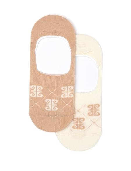 Kadın 2'li Babet Çorap - 50290286005