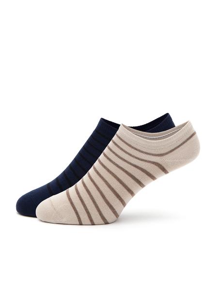 Kadın 2'li Patik Çorap - 50293298002