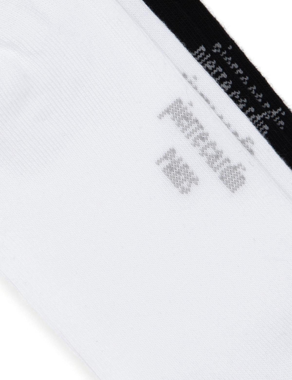 Kadın Beyaz 2'li Patik Çorap - 50293332001