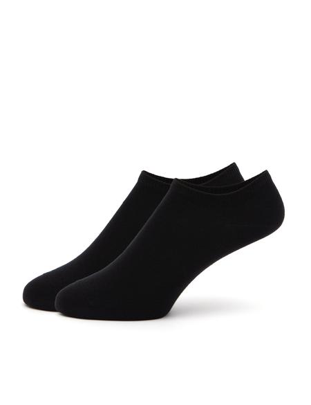 Kadın Siyah 2'li Patik Çorap - 50293332004