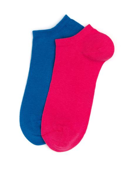 Kadın Mavi 2'li Patik Çorap - 50293332003