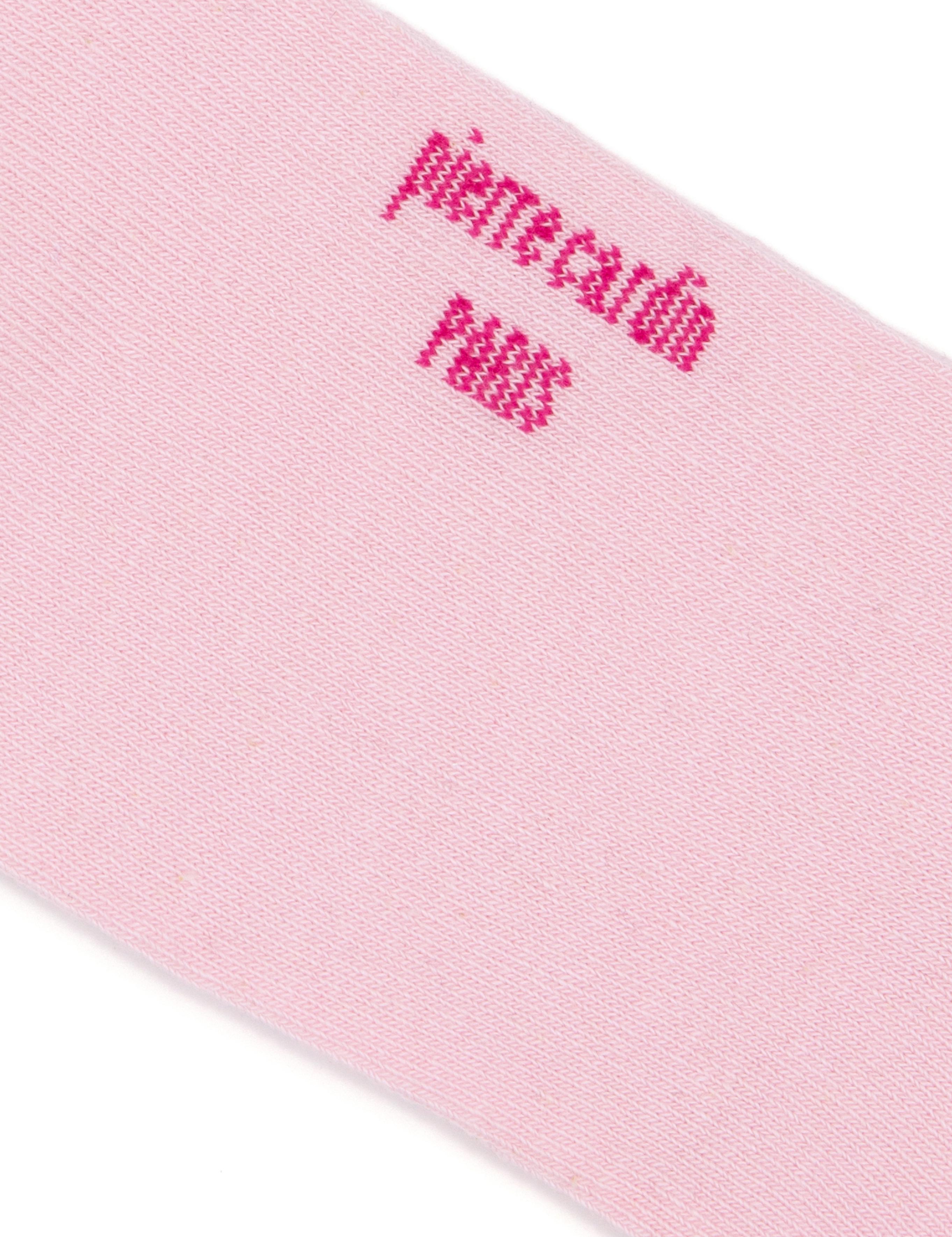 Kadın Pembe Soket Çorap